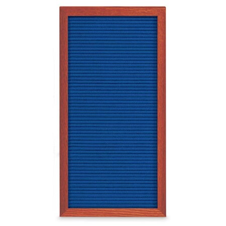 United Visual Products Sliding Door Indoor Enclosed Corkboard, 3 UV9019ACSH-WHITE-CINNABA
